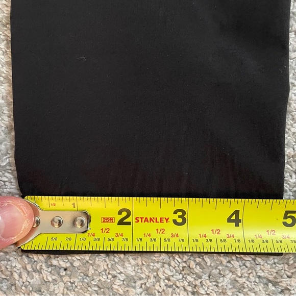 Lululemon Women's Size 4 Ankle Tight Black 24 x 24 Yoga Pants W/ Pockets - Picture 9 of 13